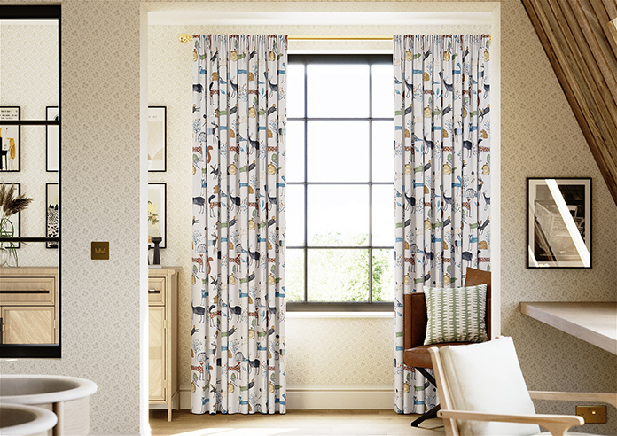 Oh My Deer, Colonial - Made to Measure Curtains - Image 3